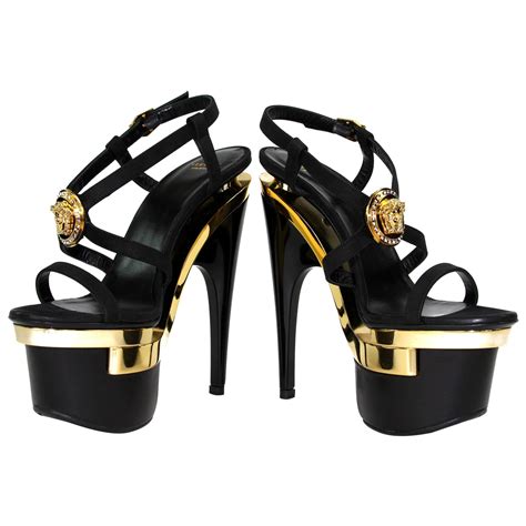 ebay versace triple strap platform|Versace Triple Platform for sale .